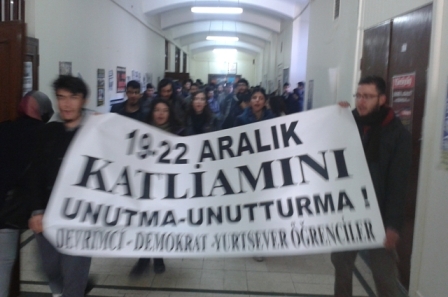 istanbul universitesinde 19 aralik anmasi