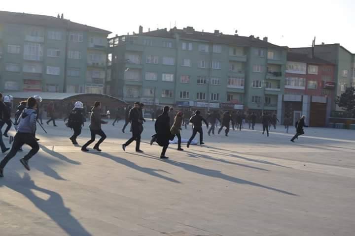 nevsehirde roboski eylemine saldiri