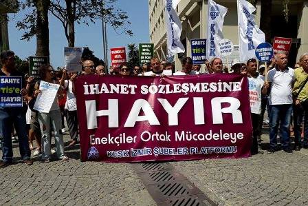 kesk protesto etti